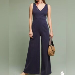 Chino by Anthropologie- Navy Jumpsuit